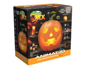ANIMAT3D Jabberin' JackMotion Sensor 12 Inch XL Talking Animated Pumpkin with Built in Video Projector, Speaker and Motion Sensor Includes 80 Minutes of Content