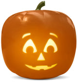 ANIMAT3D Blink Tech Jabberin Jack Spanish Animated Talking Pumpkin with 8" Screen, LED Matrix Light Projector, Speaker & 40 Min Content