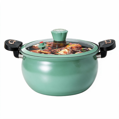 🔥Large Capacity Micro-Pressure Enamel Soup Pot