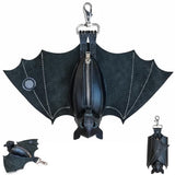 Bat Coin Purse Keychain Daily Carry Accessory