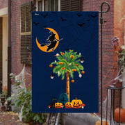 Halloween Witchcraft Pumpkins Palm Tree South Carolina Flag 3-Day Shipping