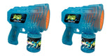 Set of 2 GlowFX Bubble Blaster with LED Lights and Bubble Jets That Blasts Bubbles Includes Mess Free Attachable Bubble Cartridge