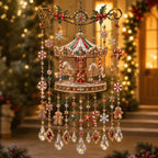 🔥Last Day 49% OFF - Handmade Christmas Stained Glass Window Hanging