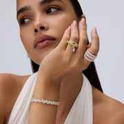 Pear Pave Ring