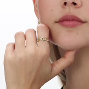 Chain Link Band Ring