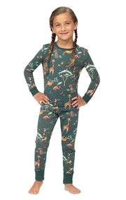 Christmas Cute Animals Matching Family Christmas Pajamas-Dog Pajamas Included