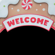 8 Ft. Gingersnap Iron Archway Christmas Decoration