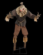 7" Light-Up Grim Stalker Scarecrow Halloween Animatronic Decoration