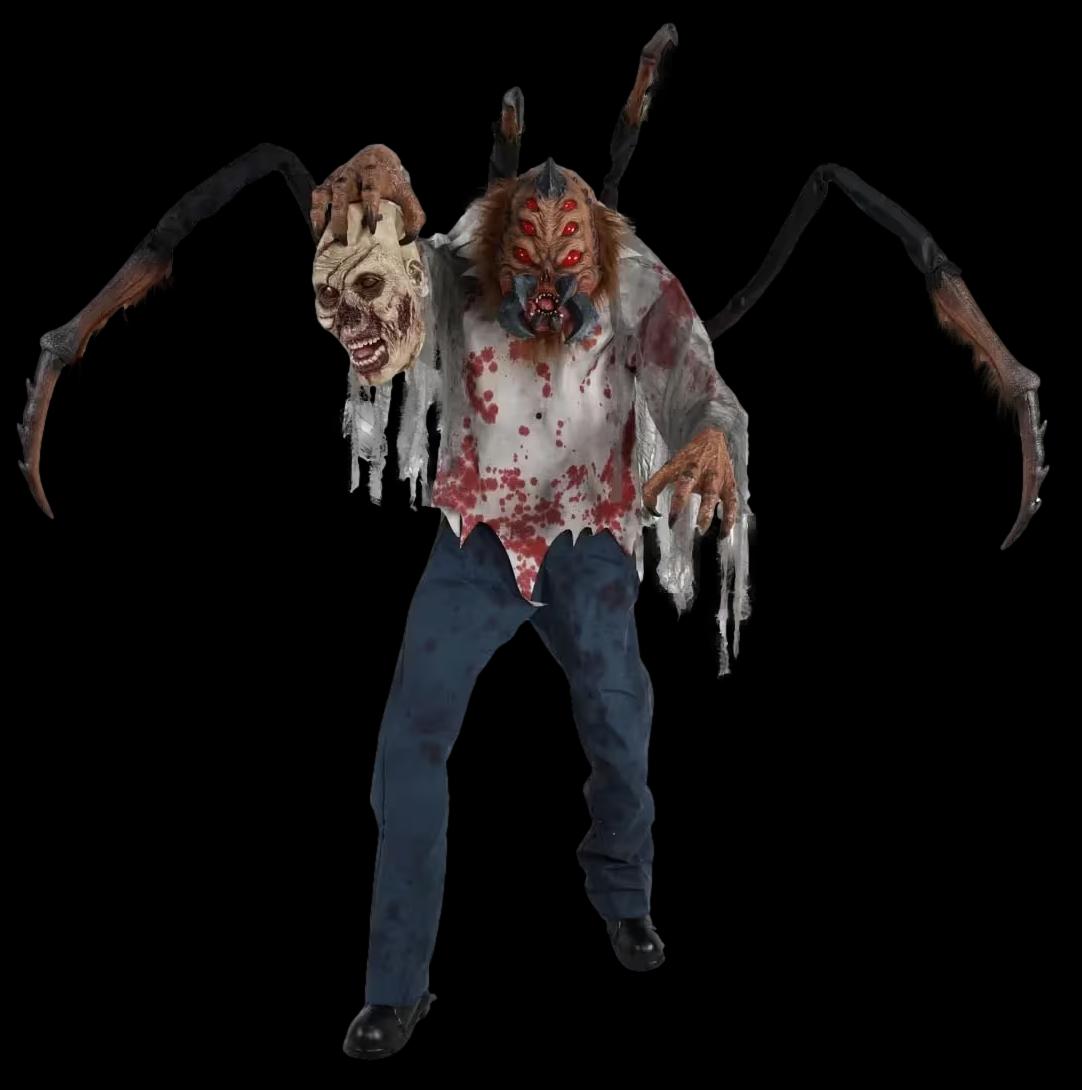 Spider Monster Dr. Fangor Halloween Animatronic Decoration