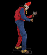 Axe-Wielding Clown Halloween Animatronic Decoration