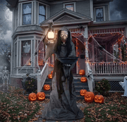 6' Light-Up Mildred the Wicked Witch Halloween Animatronic Decoration