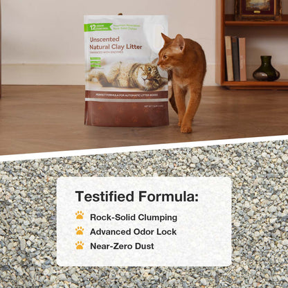 Els Pet Premium Unscented Clay Litter for Sensitive Cats