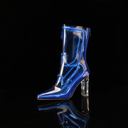 Transparent light-up high heels