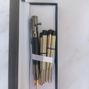 Tactical Bolt Action Pen – Premium Copper Brass Stress Relief Writing Pen