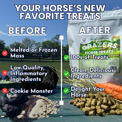 Grazers Nutri-Treats - Forage-Based, Healthy Horse Treats