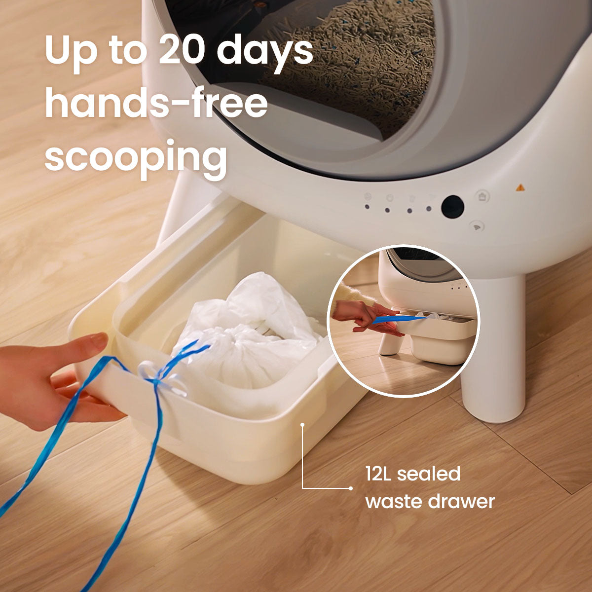[Elspet Day Sale] Els Pet Orbitie Self Cleaning Litter Box Love Lasts Long Bundle