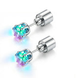 Rainbow LED Stud Earrings Halloween Party