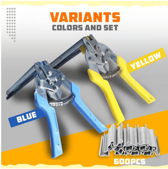 Type M Hog Ring Pliers & Clips Set