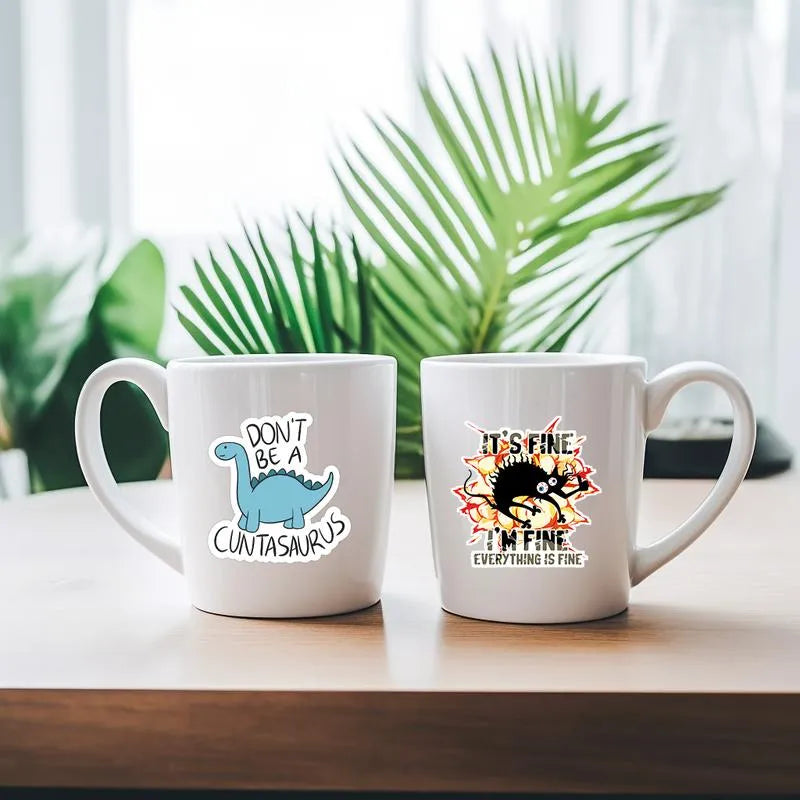 🔥LAST DAY SALE 59% OFF-Set of 130 Pcs Funny Saying Stickers