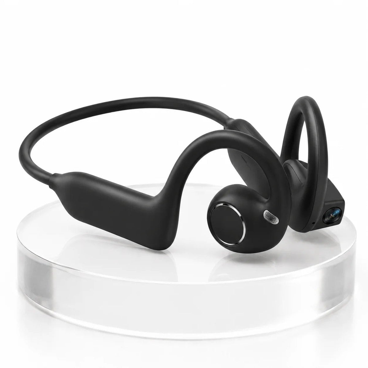 🎧 8MP Smart Camera Open-Ear Headset – POV Video. Calls & AI Assistance 🎥