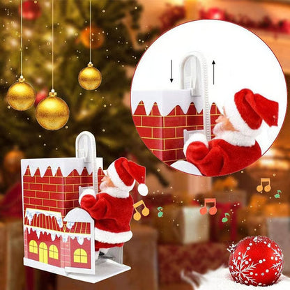 Electric Chimney Climbing Santa Claus