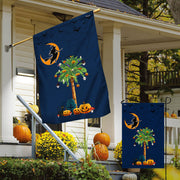 Halloween Witchcraft Pumpkins Palm Tree South Carolina Flag 3-Day Shipping