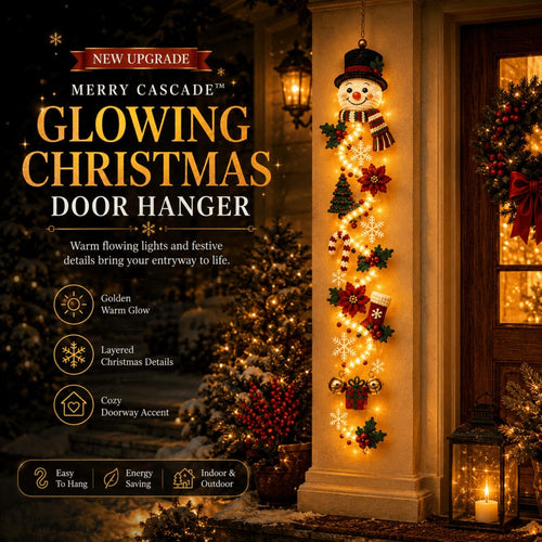 🎁 Limited Time 49% OFF🎅 Glowing Christmas Door Hanger