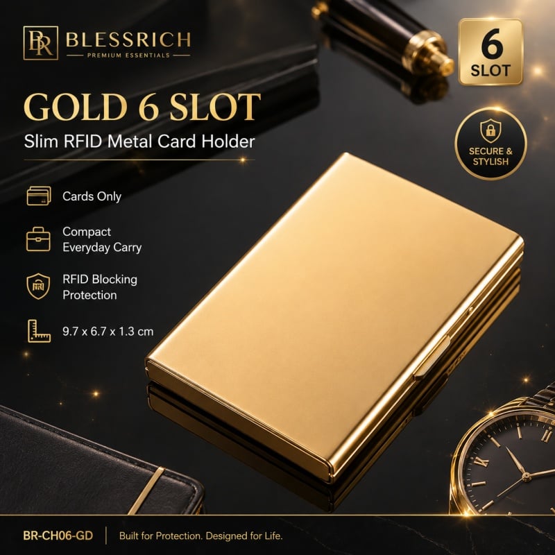 🔥LAST DAY SALE 49% OFF-💳RFID Blocking Metal Card Holder