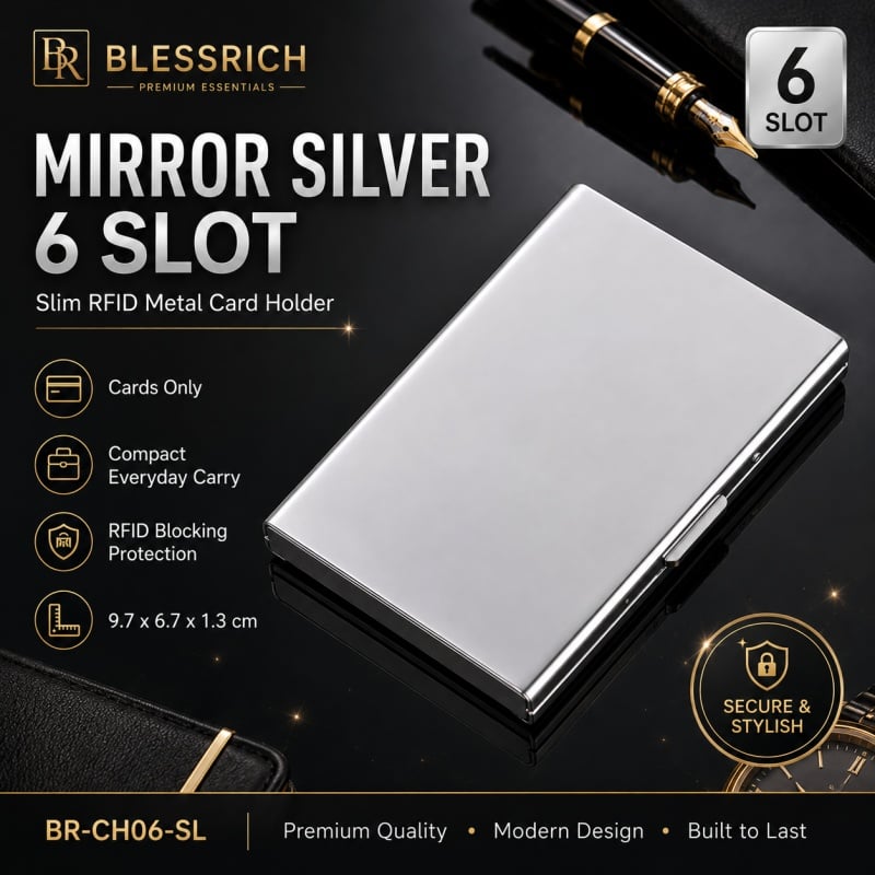 🔥LAST DAY SALE 49% OFF-💳RFID Blocking Metal Card Holder