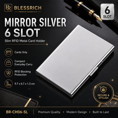 🔥LAST DAY SALE 49% OFF-💳RFID Blocking Metal Card Holder