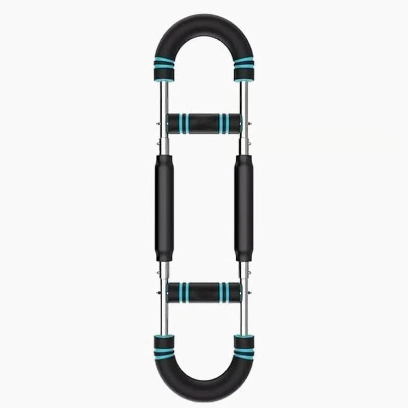 Adjustable weight bar for arm trainers, arm and torso strength training equipment, portable training device for home gyms and fitness