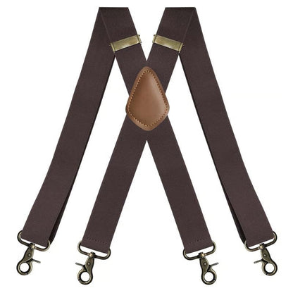 📏 Adjustable Work Suspenders | Classic X-Back Support