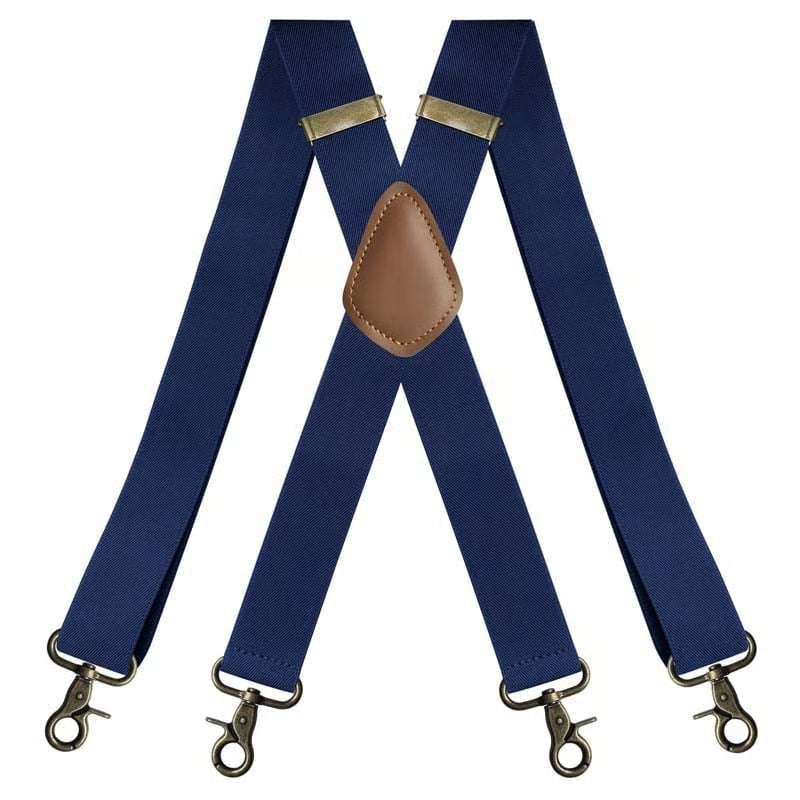 📏 Adjustable Work Suspenders | Classic X-Back Support