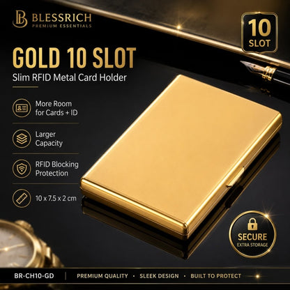 🔥LAST DAY SALE 49% OFF-💳RFID Blocking Metal Card Holder