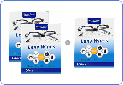 Anti-Fog Lens Wipes(100 Pcs)