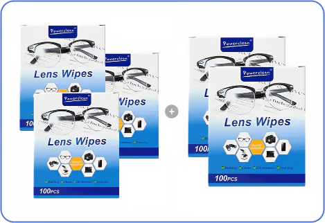 Anti-Fog Lens Wipes(100 Pcs)