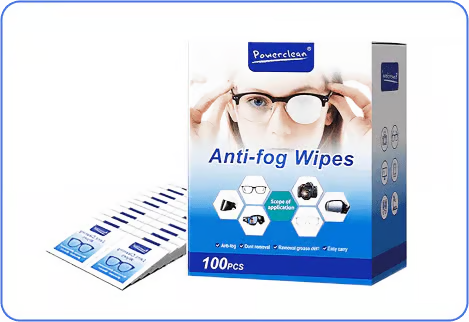 Anti-Fog Lens Wipes(100 Pcs)