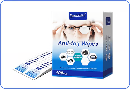 Anti-Fog Lens Wipes(100 Pcs)