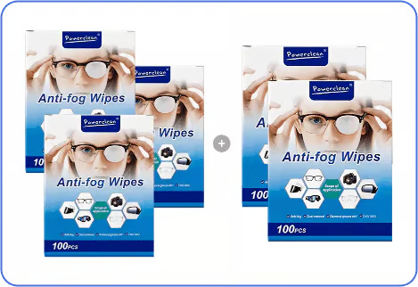 Anti-Fog Lens Wipes(100 Pcs)