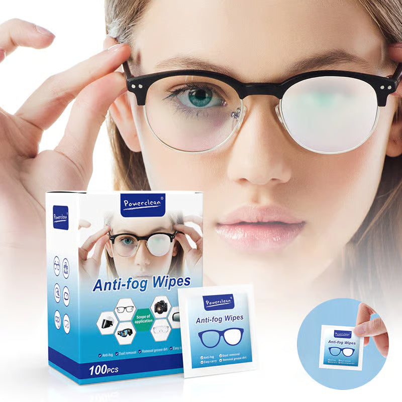 Anti-Fog Lens Wipes(100 Pcs)
