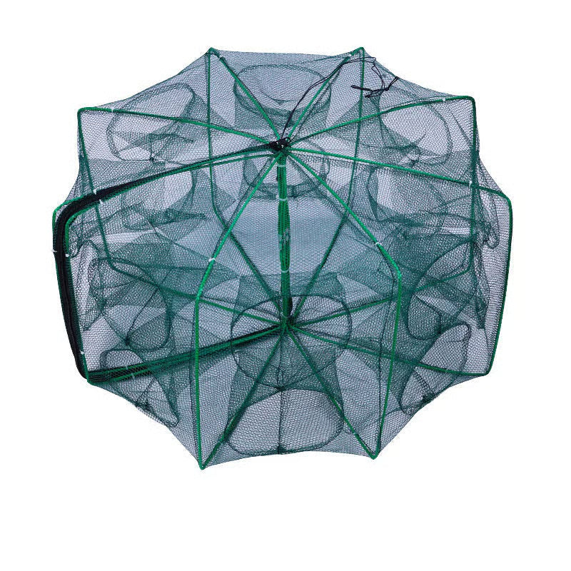 Auto-Foldable Strengthened Fishing Trap Net