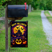 Happy Halloween Pumpkin Flag