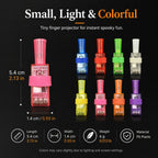 🎃36PCS Halloween Finger Projector Lights – Mini Pattern Projector