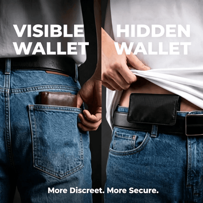 🔥LAST DAY SALE 49% OFF-3-in-1 Hidden Pocket. Slim Anti-Theft Travel Wallet Under Clothes