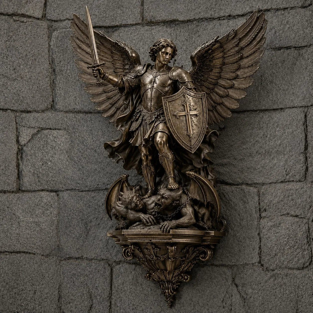 🕊️St. Michael Guardian Angel Wall Light