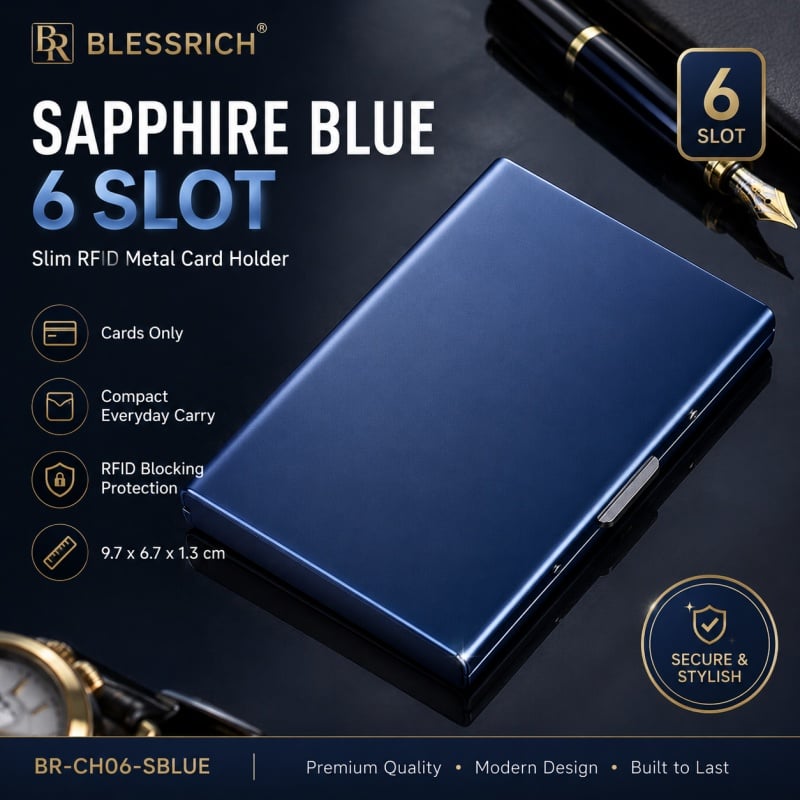 🔥LAST DAY SALE 49% OFF-💳RFID Blocking Metal Card Holder