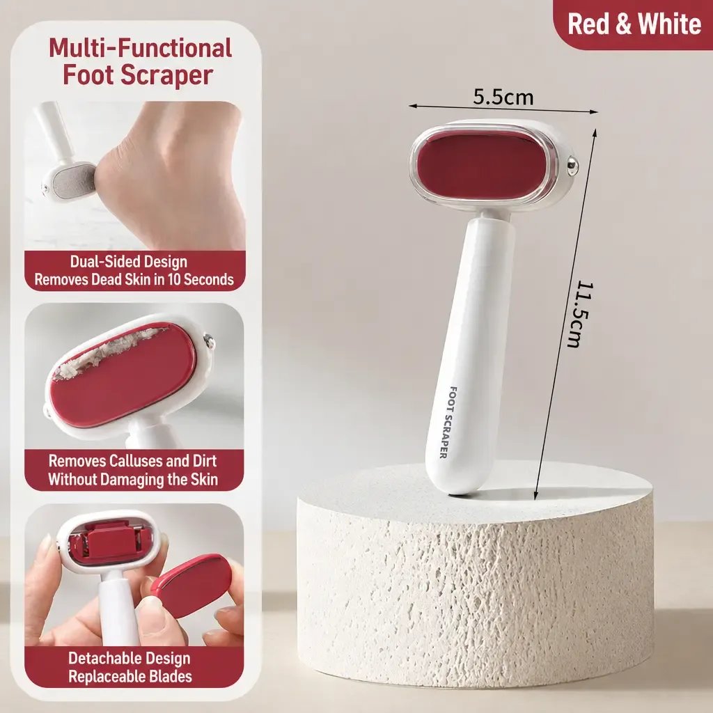🔥Last Day 49% OFF - 💅Dual-Sided Foot Callus Remover – Smooth. Soft Feet Without the Fuss