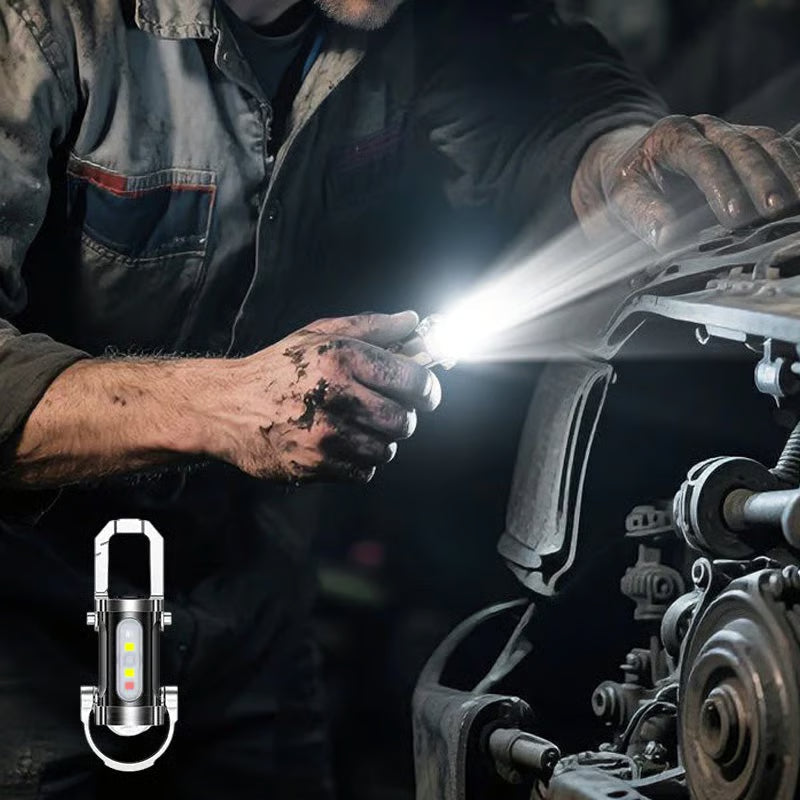 🔥Buy 1 gte 1 free🔥Portable Rechargeable Bright Keychain Flashlight