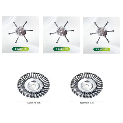 🔥Buy More Save More String🌿Trimmer Replacement Head,Steel Wire Grass Cutting Head