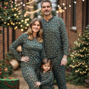 Christmas Tree Matching Family Christmas Pajamas-Dog Pajamas Included